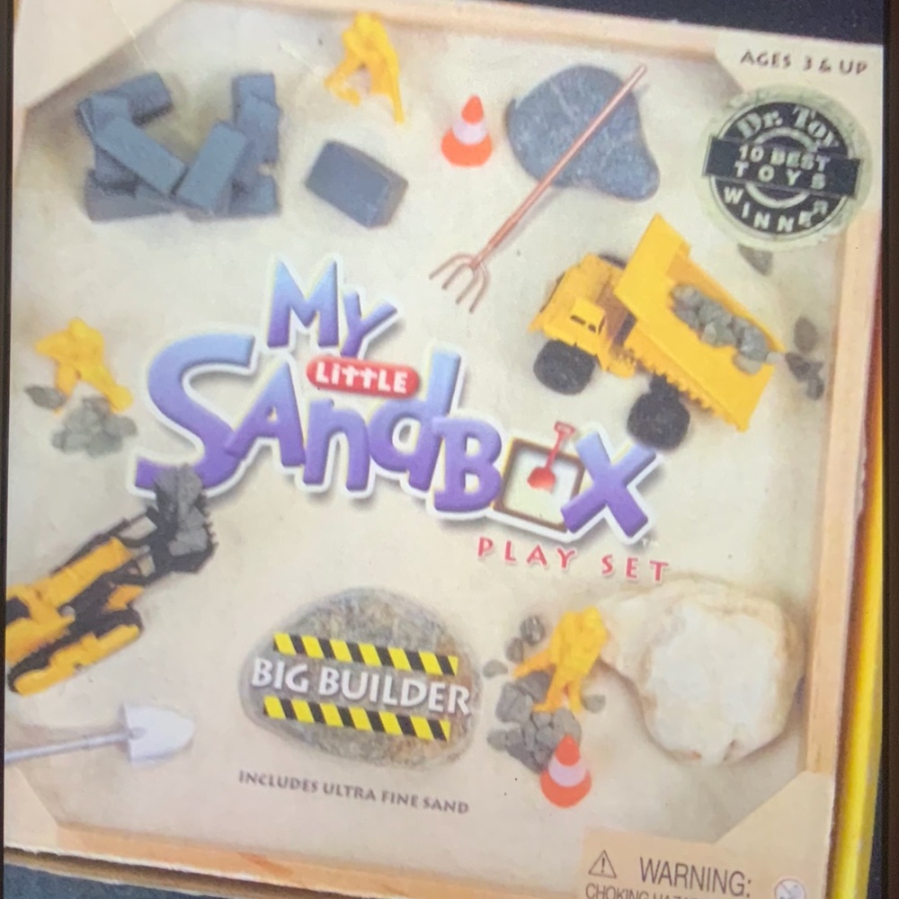 Be Good My Little Sandbox Play Set Big Builder Construction Age 3+ Sensory